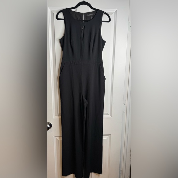 BCBGMaxAzria Pants - BCBGMaxAzria - Black Sleeveless Keyhole Jumpsuit - Size: 4